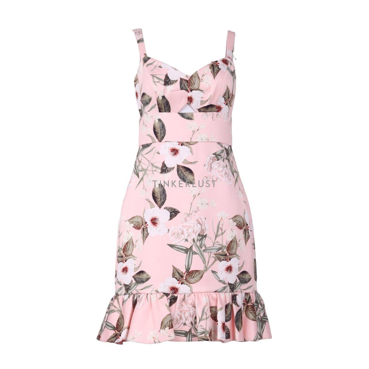 Forever New Pink Floral Mini Dress