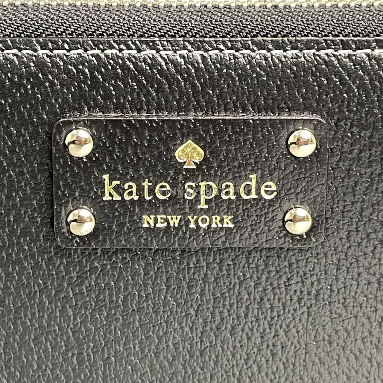 Kate Spade Wellesley Black Leather Travel Wallet