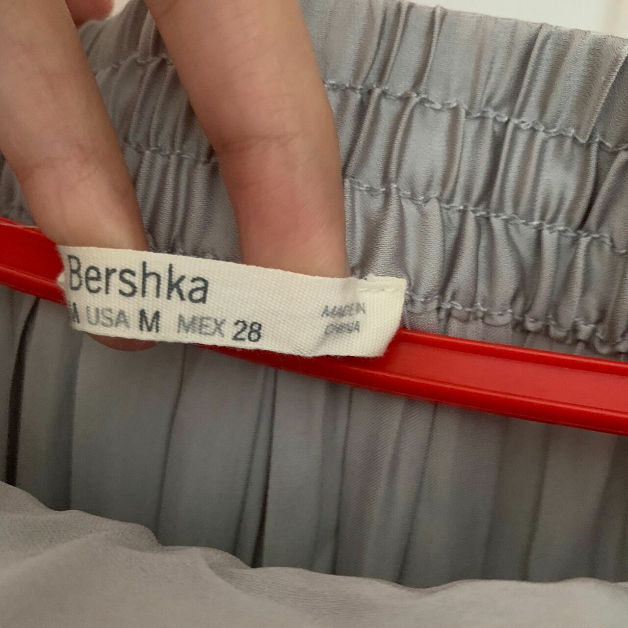 Bershka Grey Maxi Skirt