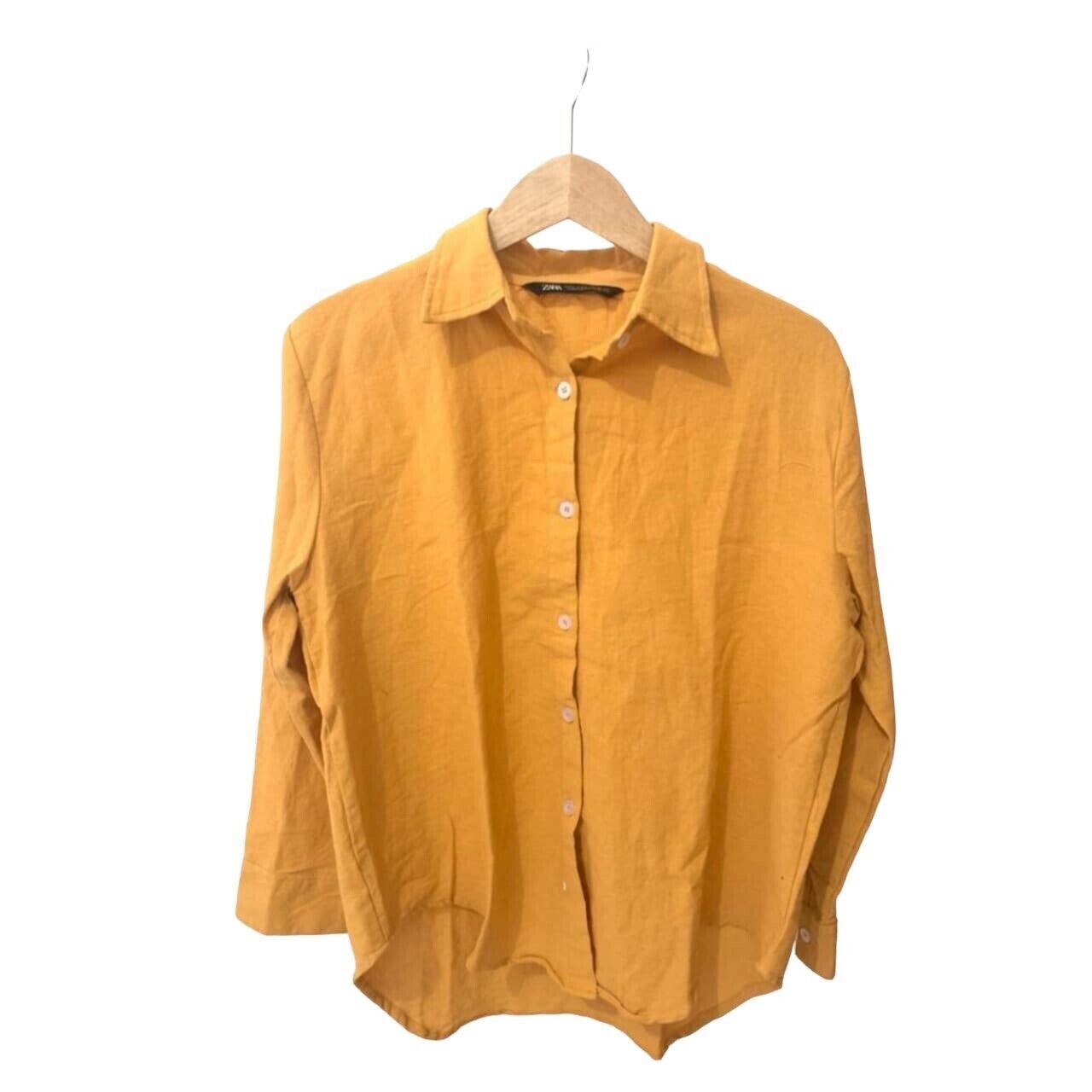 Zara Mustard Shirt