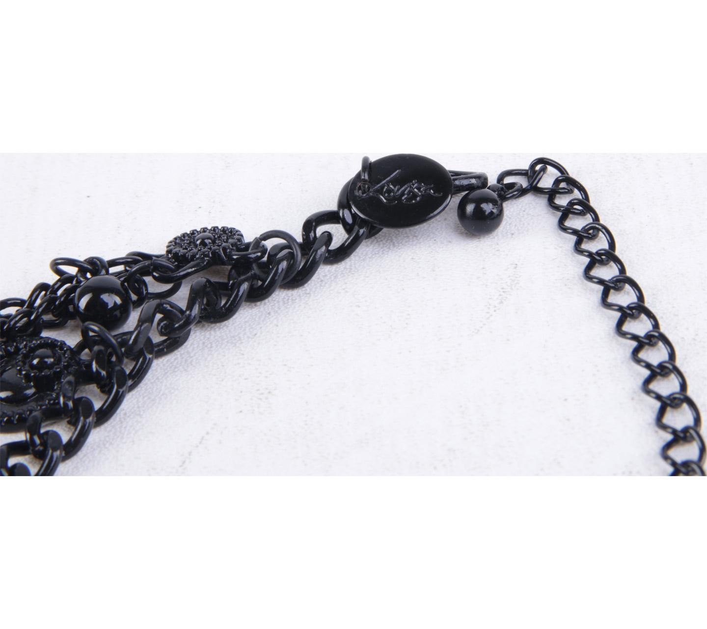 Private Collection Black Chandelier Pearls Neckalace
