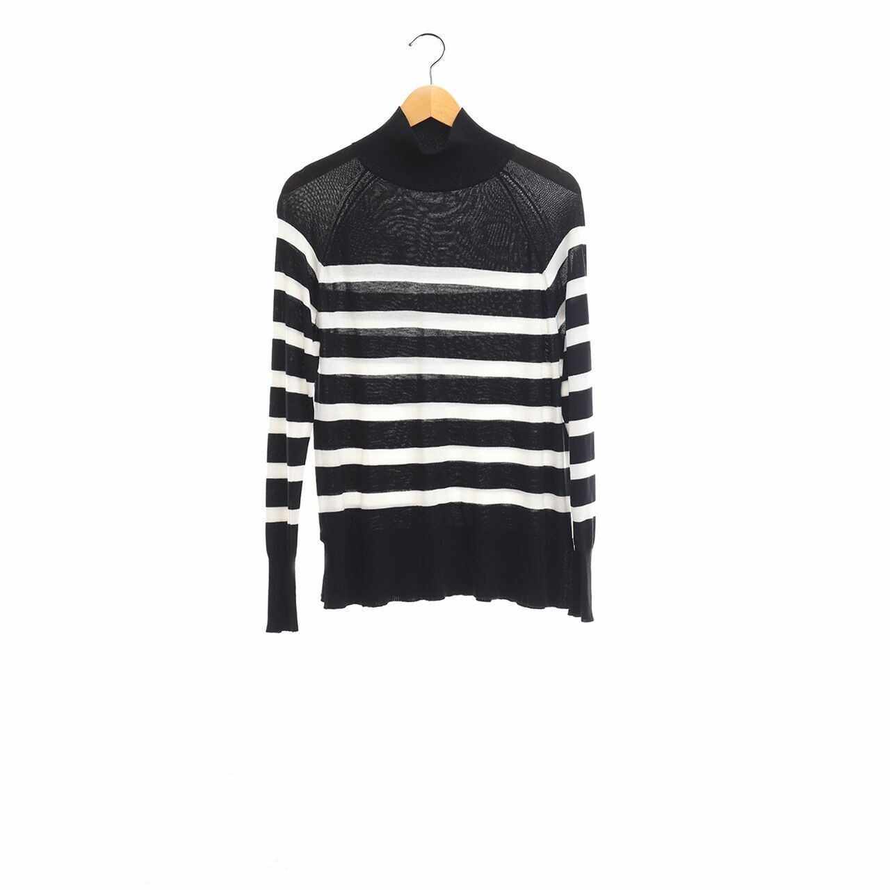 Zara Black & White Stripes Blouse