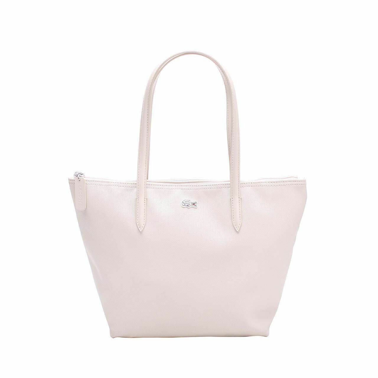 Lacoste Beige Women's L.12.12 Concept Small Zip Tote Bag
