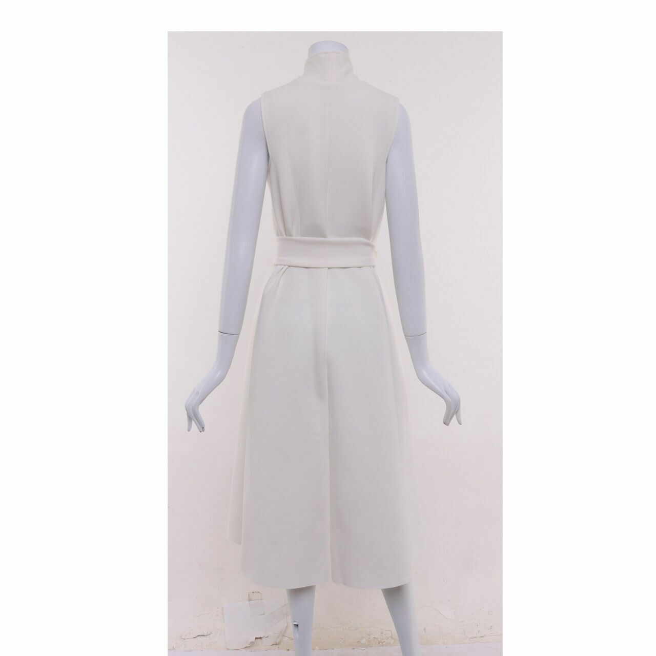 Pafon Broken White Midi Dress