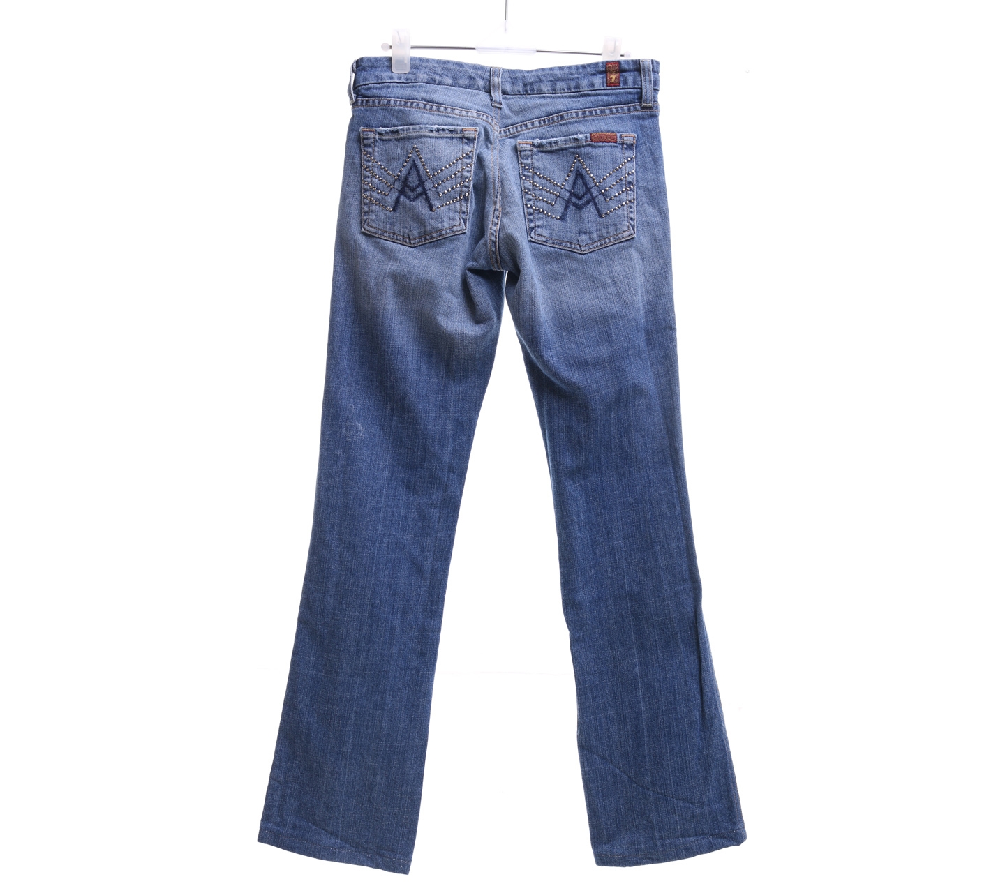 7 For All Mankind Blue Long Pants