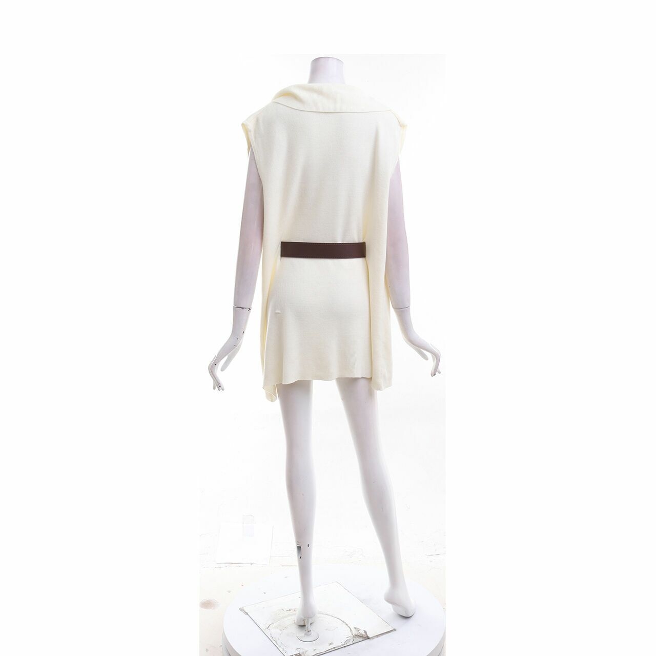 Clay by duma Cream With Belt Vest