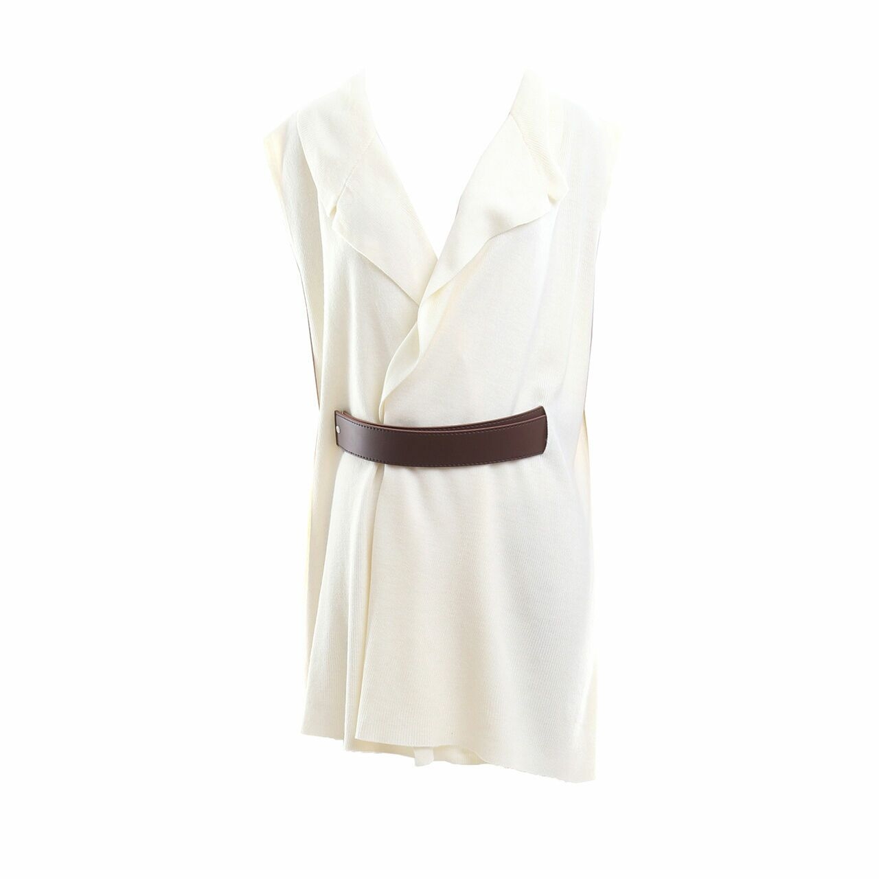 Clay by duma Cream With Belt Vest