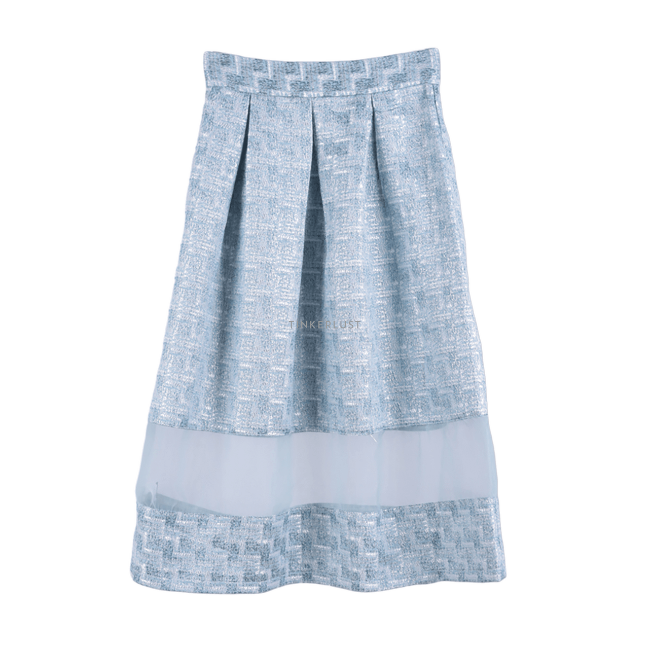 MDS Cold Jacquard Skirt in Blue
