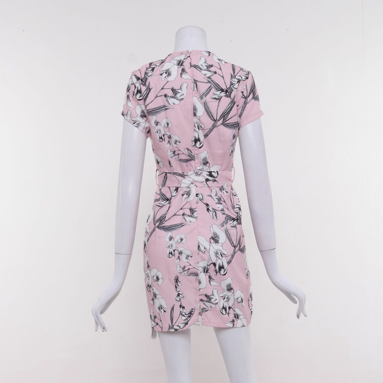 Zalora Pink Floral Mini Dress