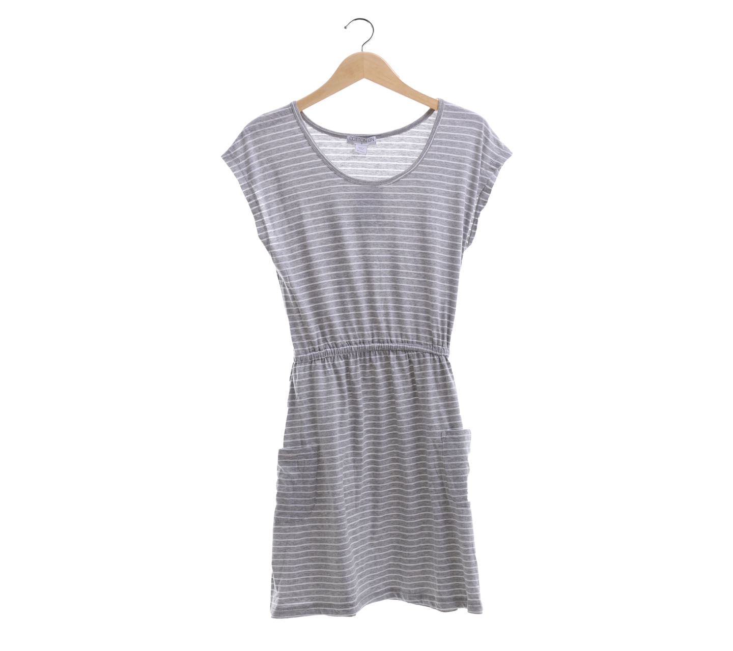 Cotton On Grey Striped Mini Dress