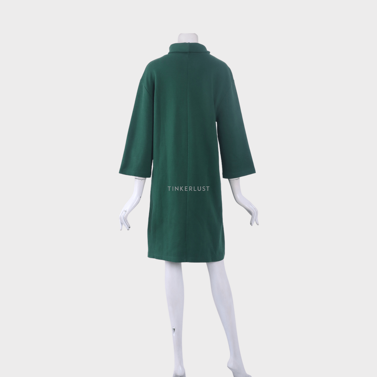 Zara Green Turtleneck Mini Dress