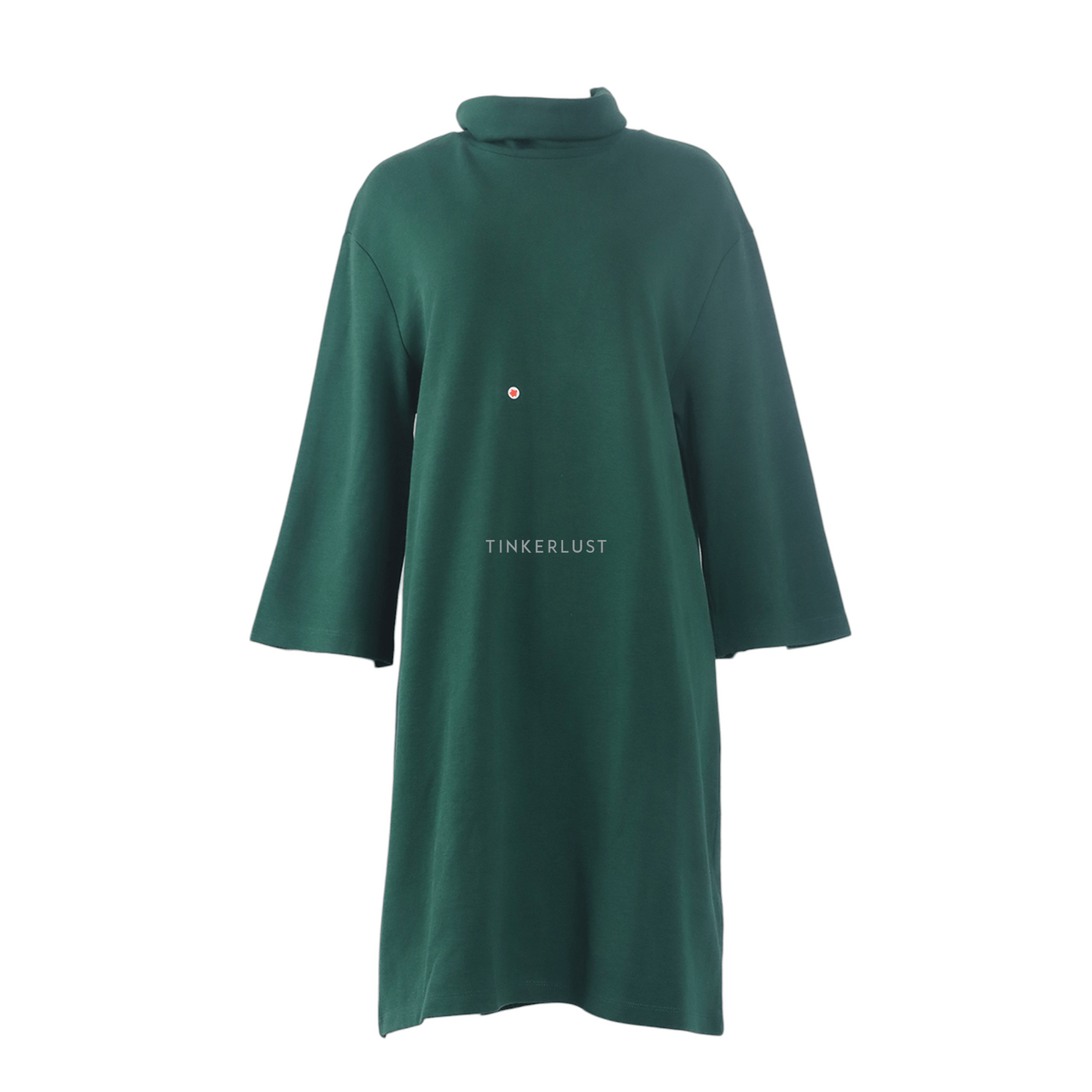 Zara Green Turtleneck Mini Dress