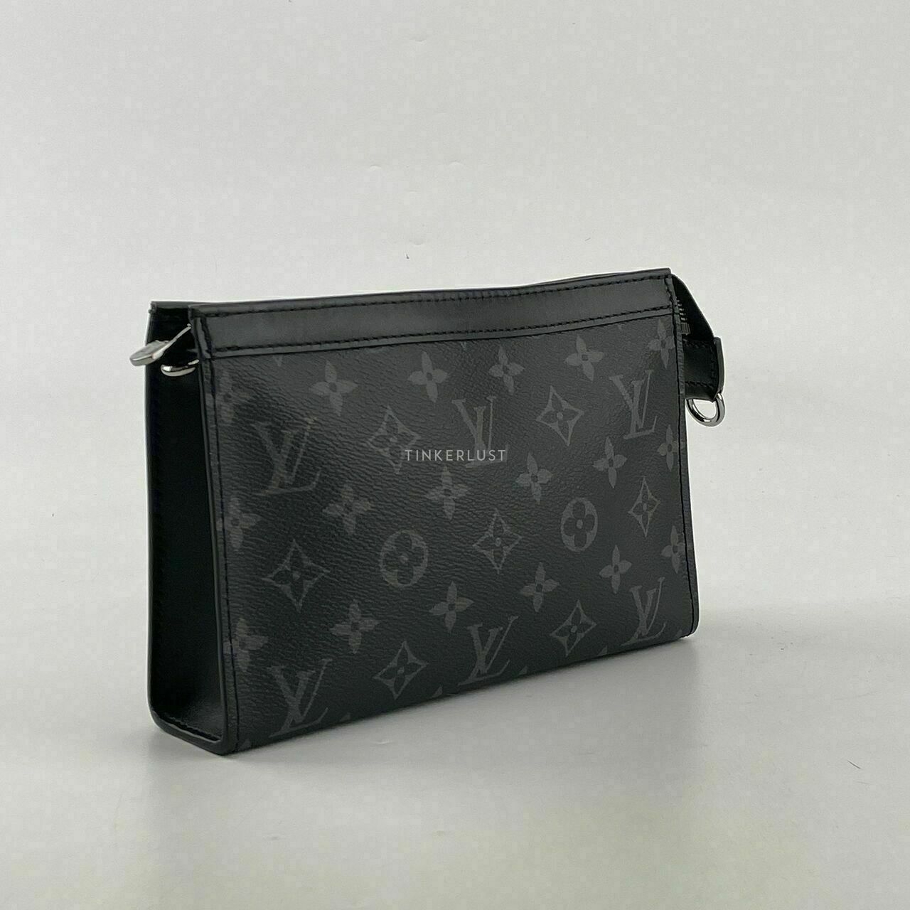 Louis Vuitton Monogram Reverse Elipse Gaston 2022 Black Sling Bag