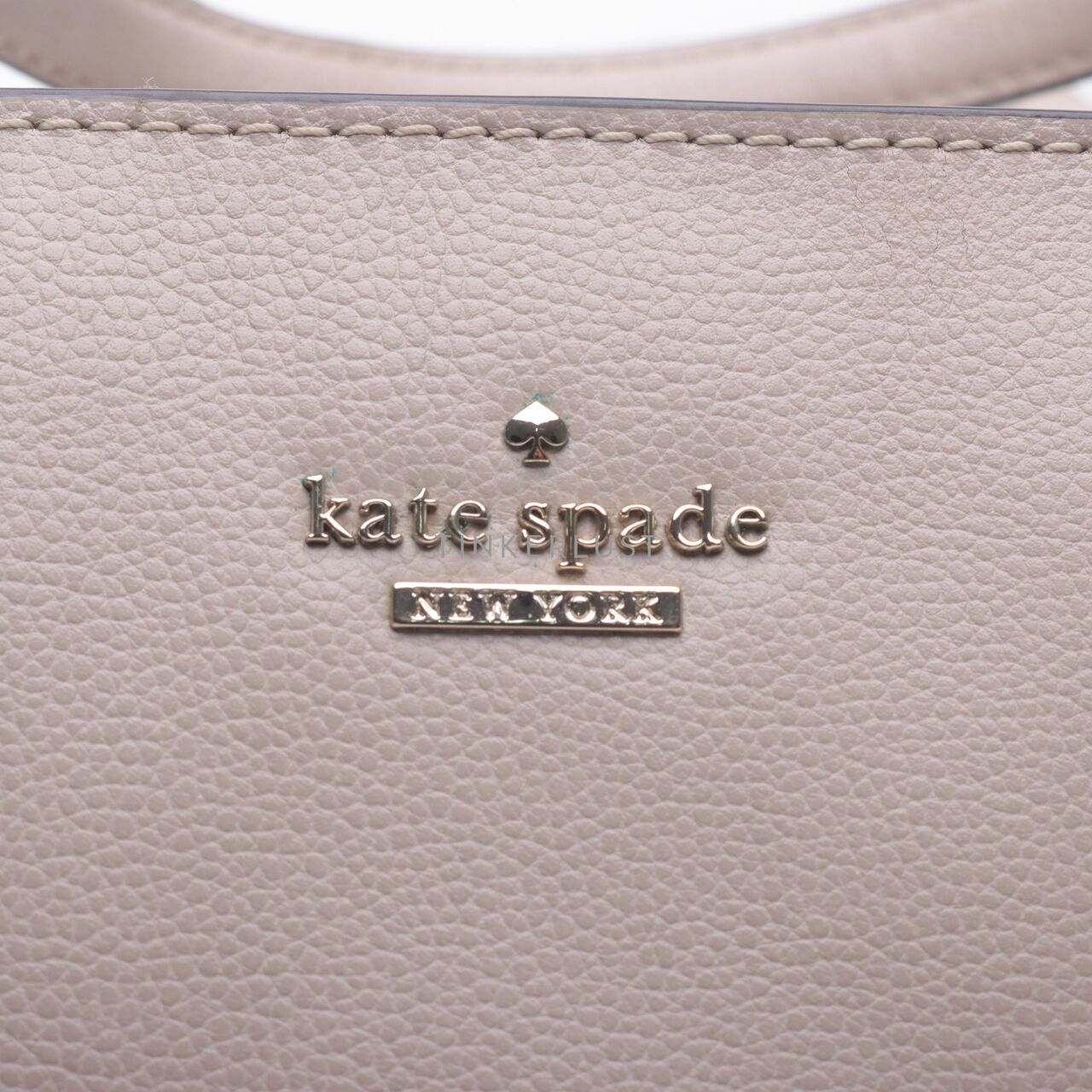 Kate Spade Beige Geraldine Patterson Drive Two-toned Leather Bag