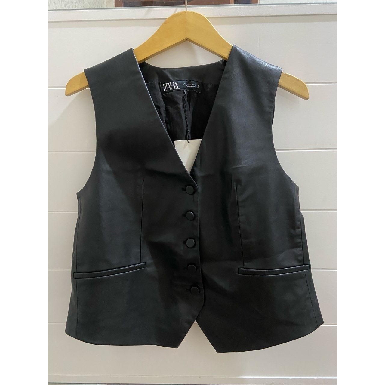 Zara Black Vest 
