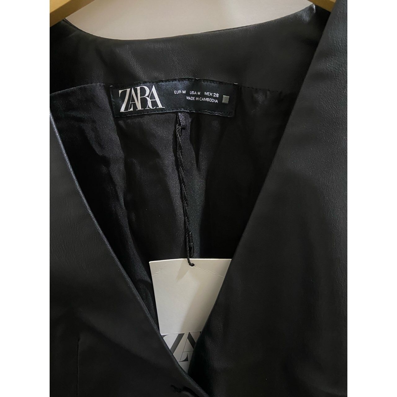 Zara Black Vest 