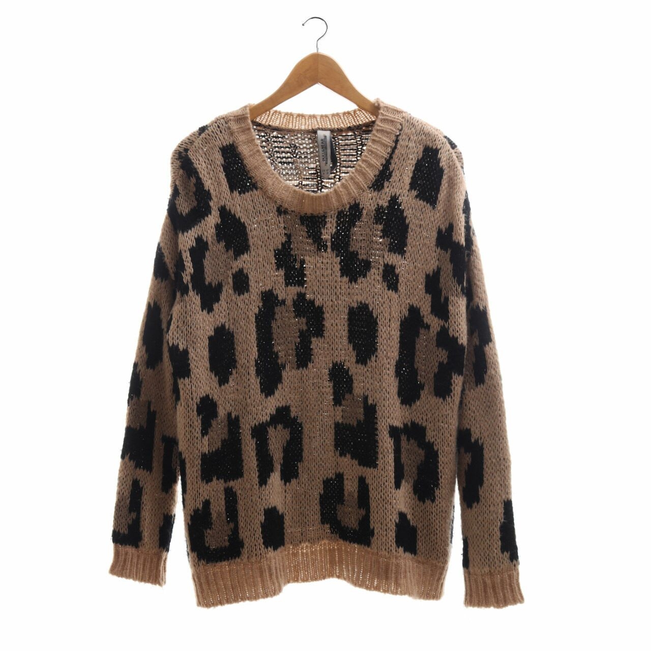 Pull & Bear Brown Knit Sweater