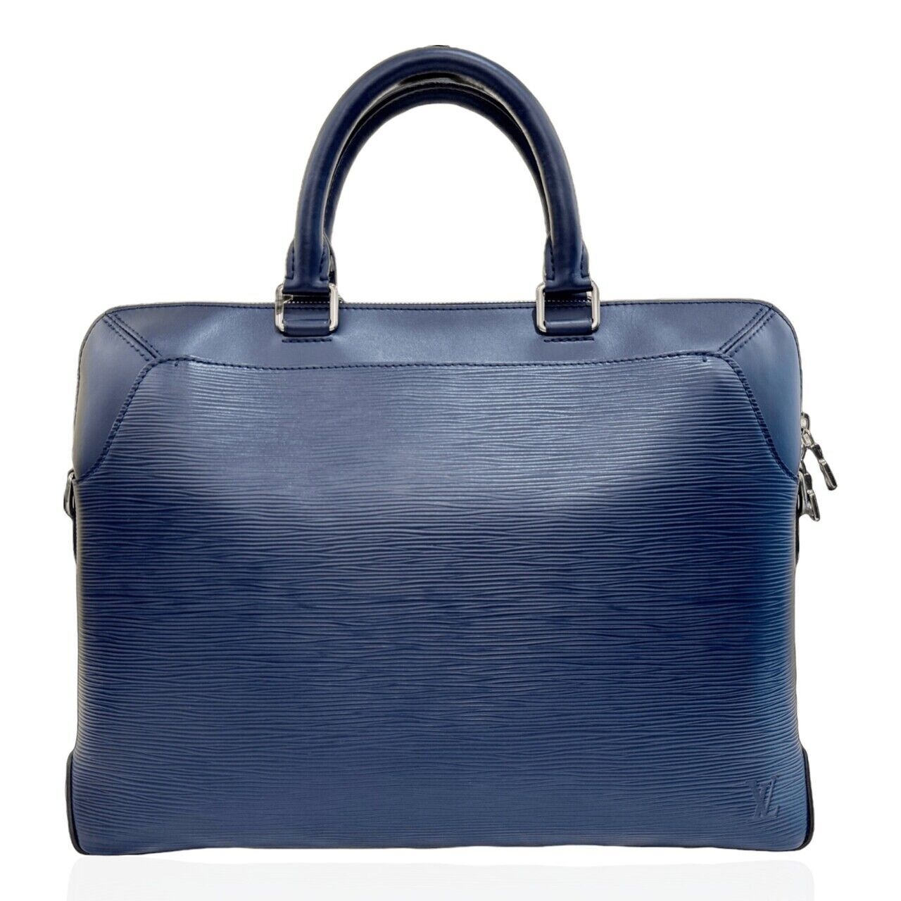 Louis Vuitton Oliver Brief Blue Marine Epi Leather