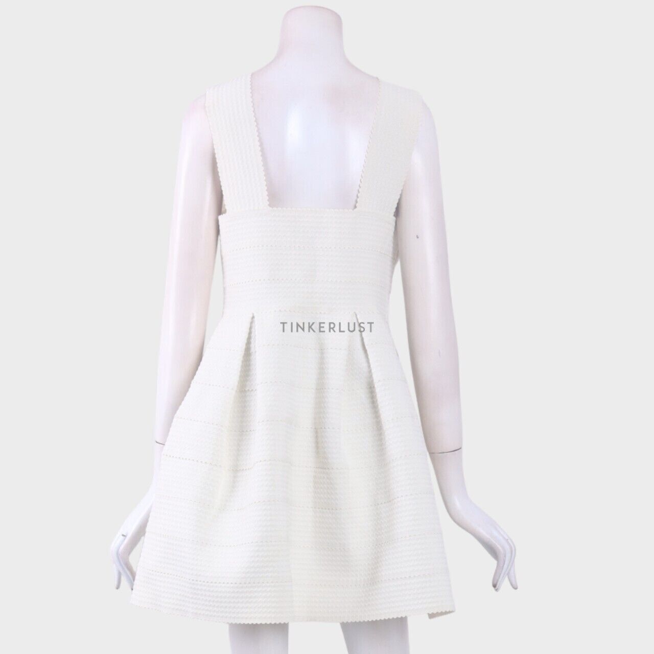 H&M Off White Mini Dress