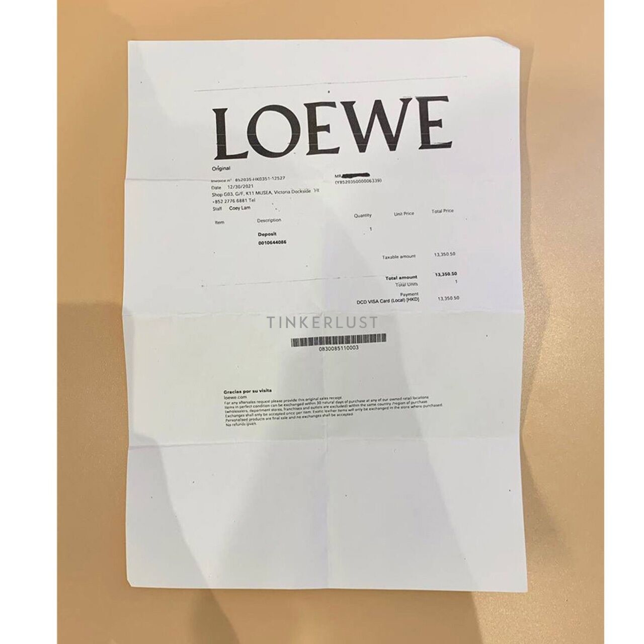 Loewe Gate Mini in Warm Desert 2021 Sling Bag