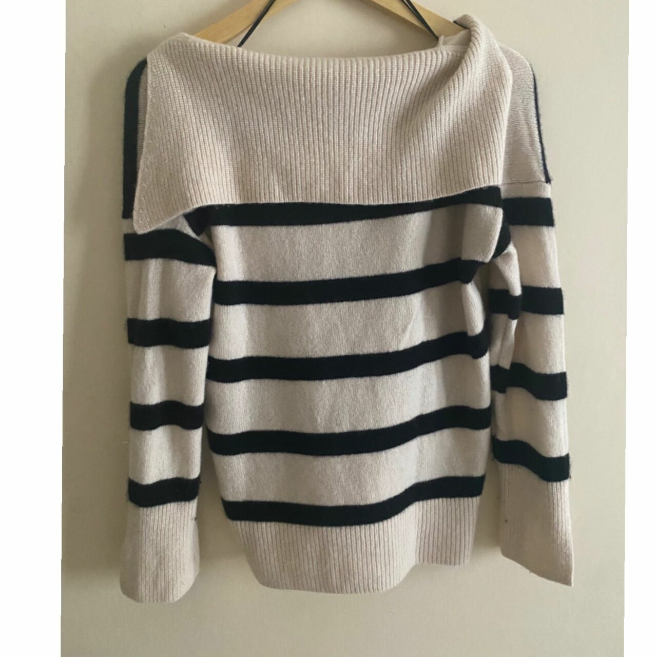 Massimo Dutti Beige Stripes Sweater