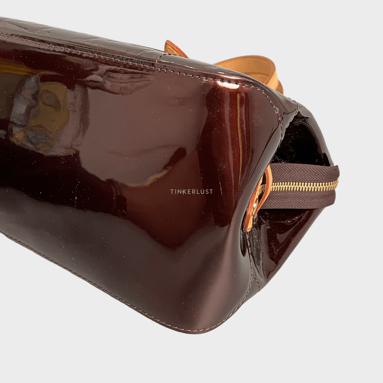 Louis Vuitton Wilshire Monogram Vernis Amarante Handbag