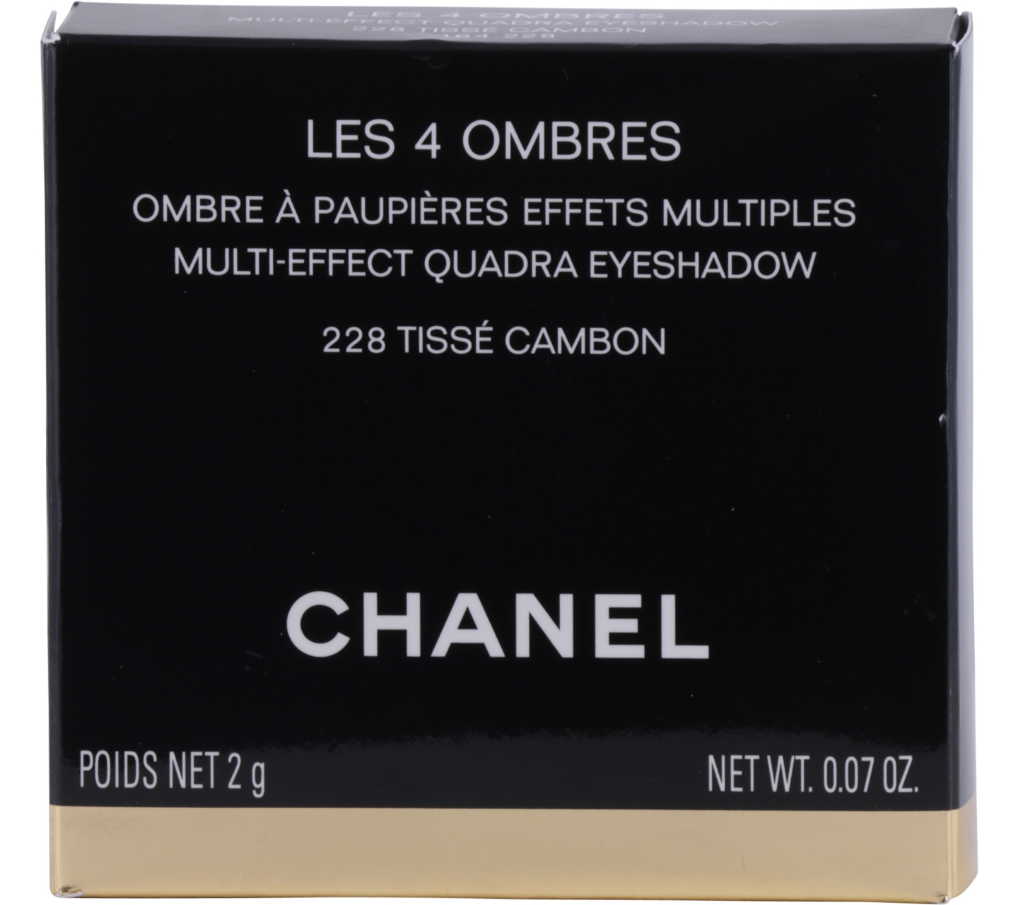 Chanel 228 Tisse Cambon Les 4 Ombres Multi-Effect Quadra Eyeshadow Eyes