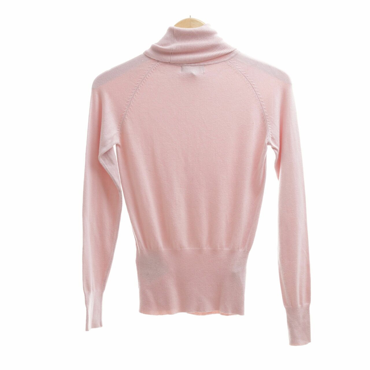 Mango Soft Pink Turtle Neck Sweater