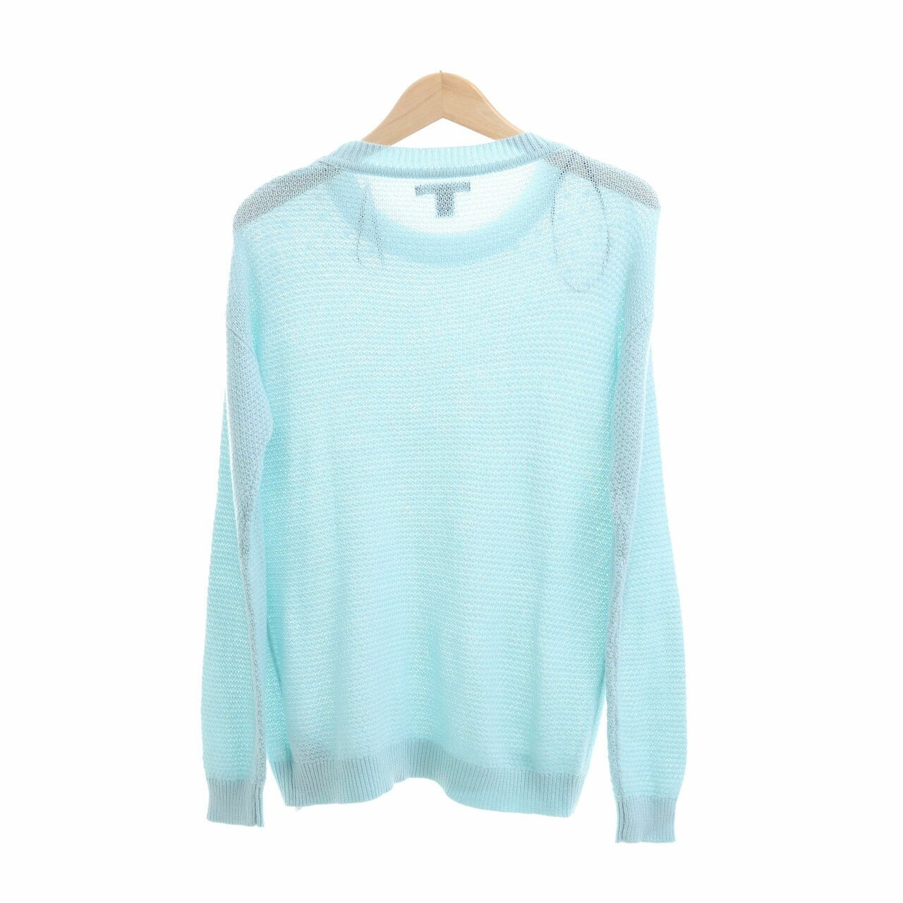 Forever 21 Mint Beaded Knit Sweater