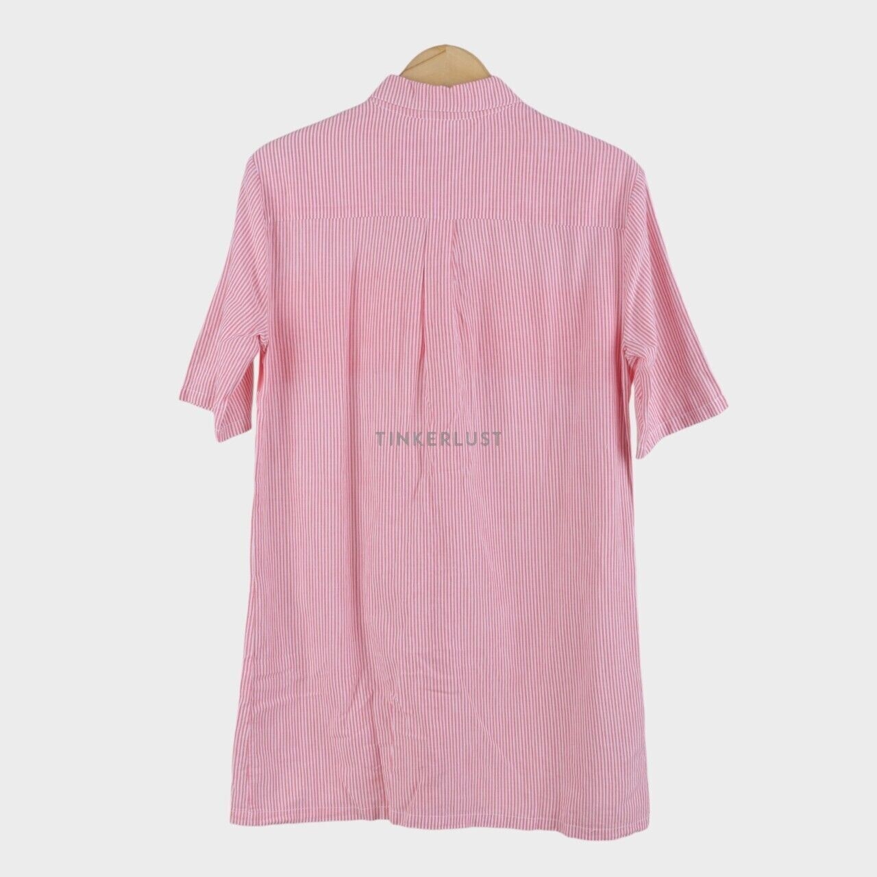 Mango Pink & White Stripes Shirt