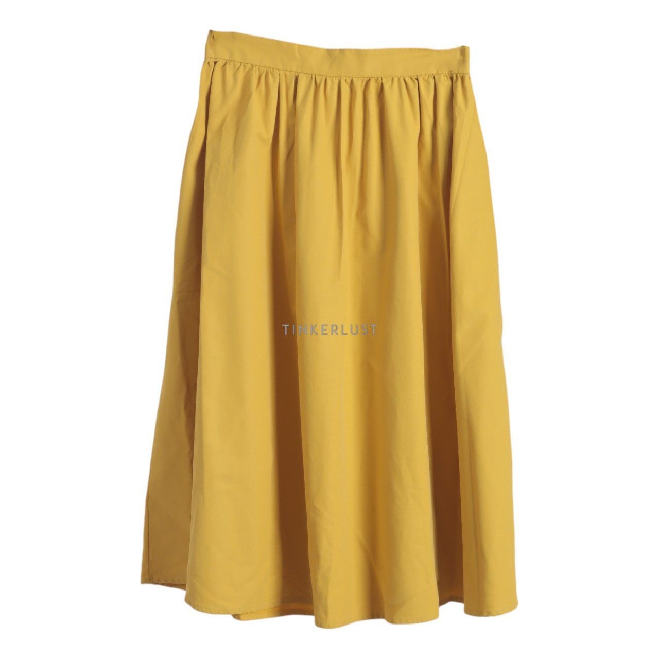 GU Yellow Midi Skirt