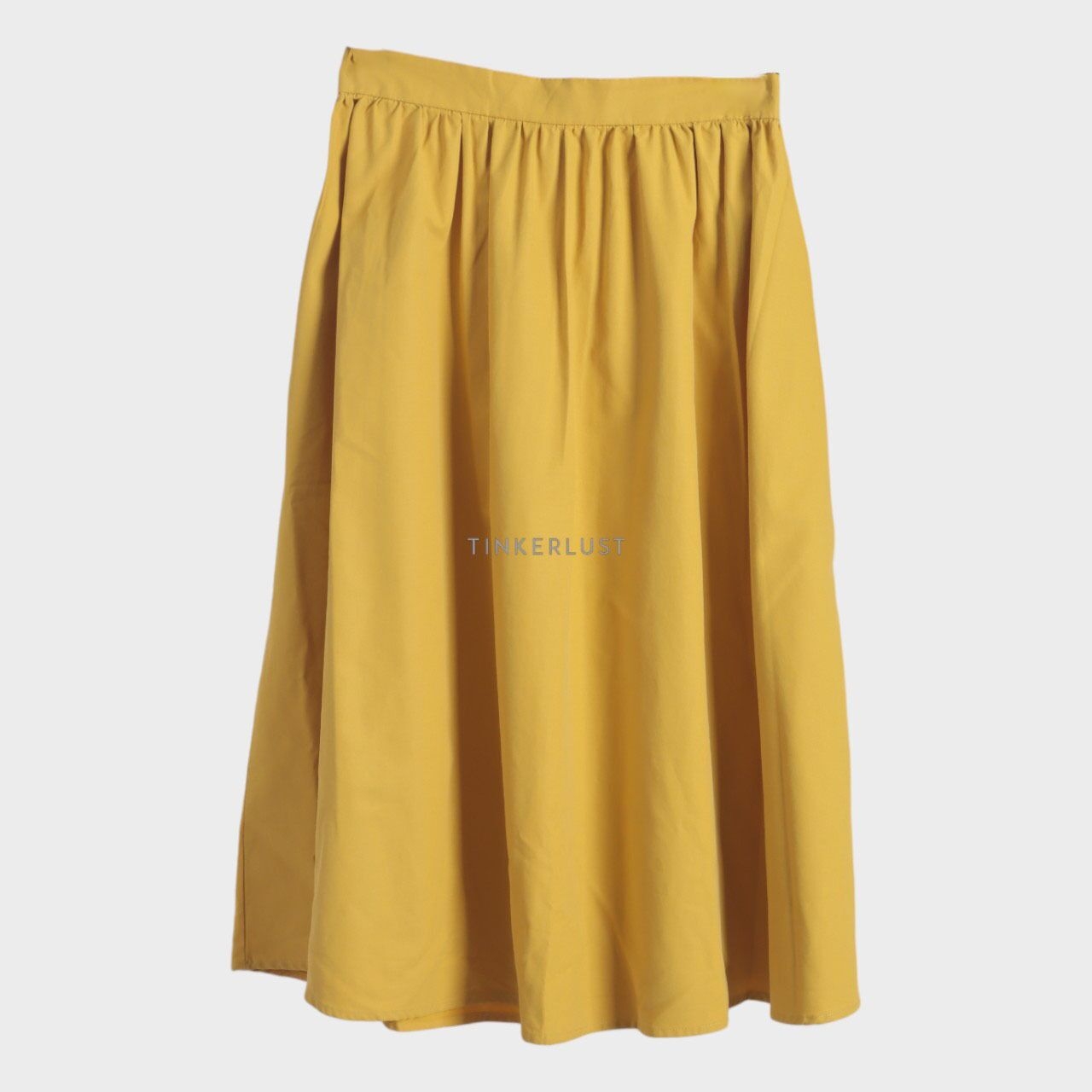 GU Yellow Midi Skirt