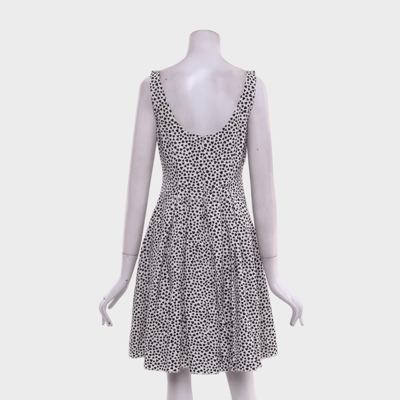 Forever New Black & White Love Print Mini Dress
