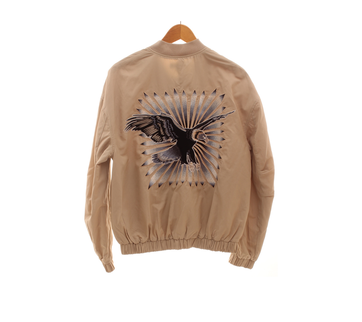 H&M Beige Embroidery Jacket