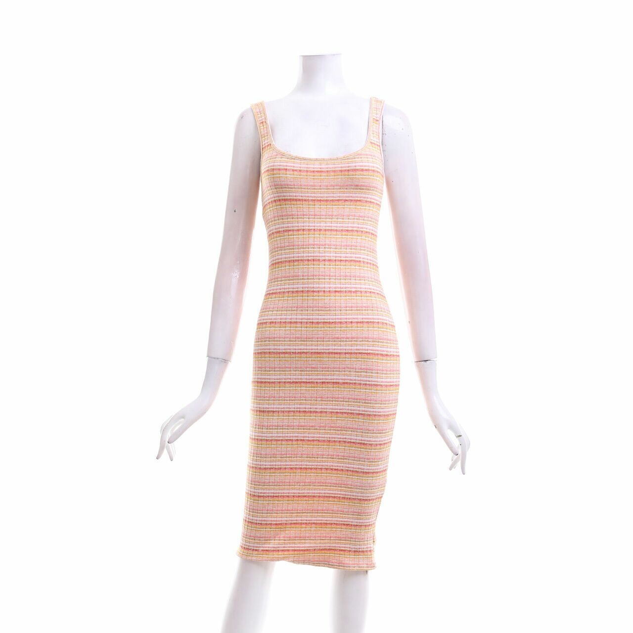 Forever 21 Multi Stripes Midi Dress