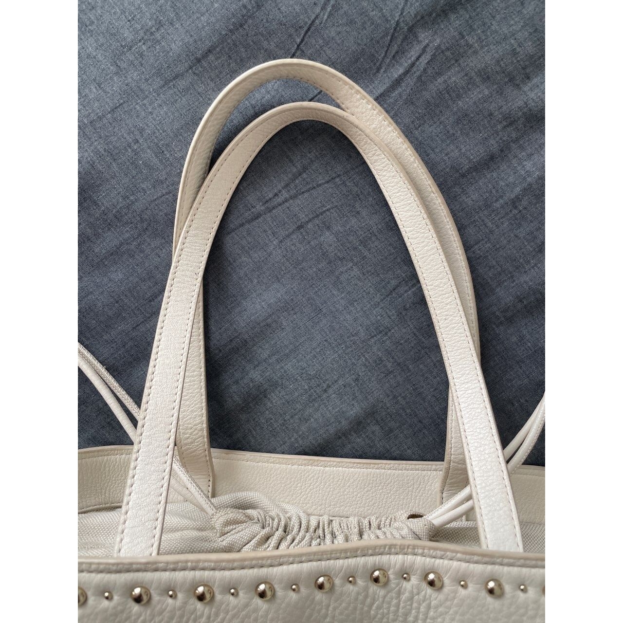 Kate Spade Hayes Street Studded Hattie Off White Tote Bag