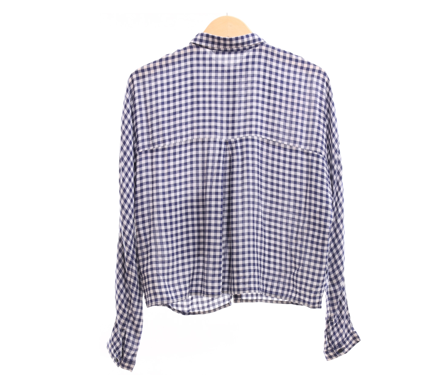 Zara Blue & White Checkered Shirt