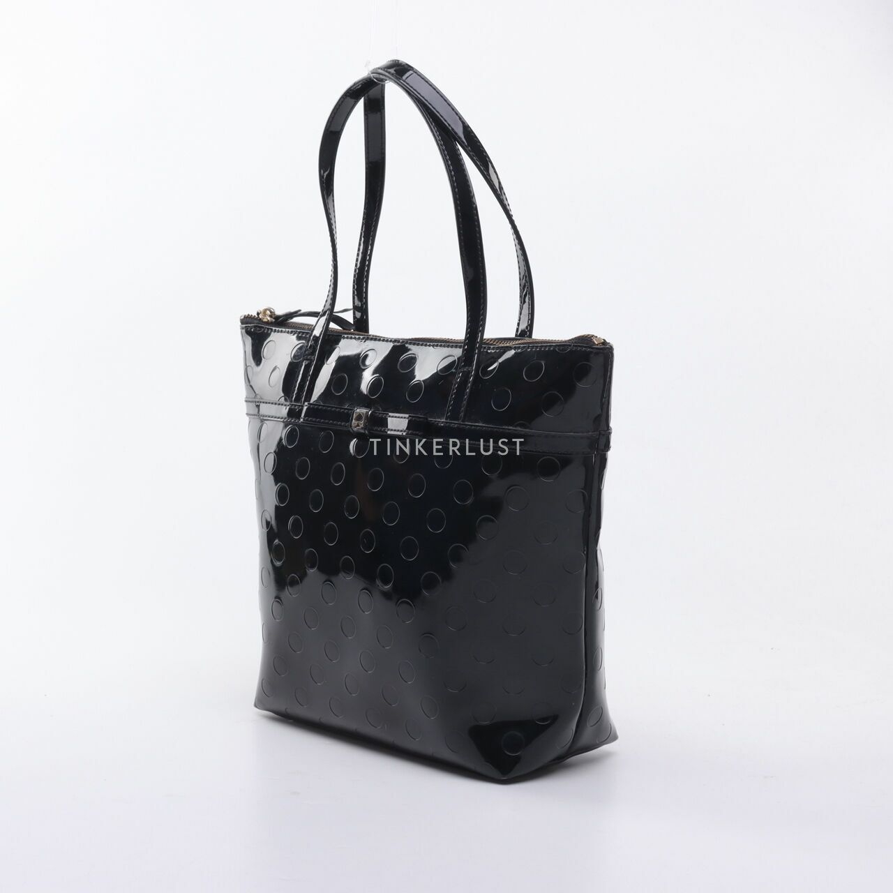 Kate Spade Black Camellia Street Tote Bag