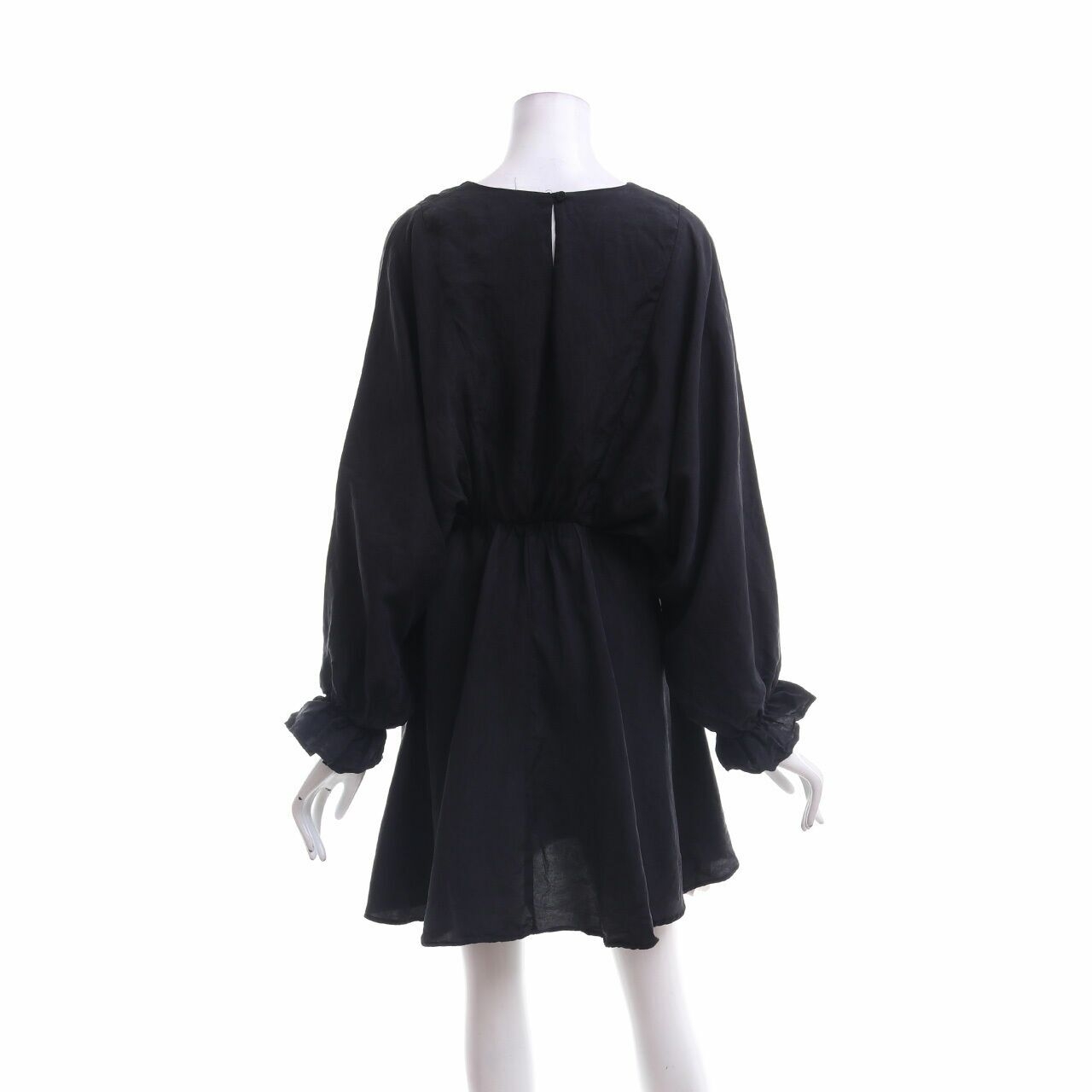 Zara Black Batwing Midi Dress