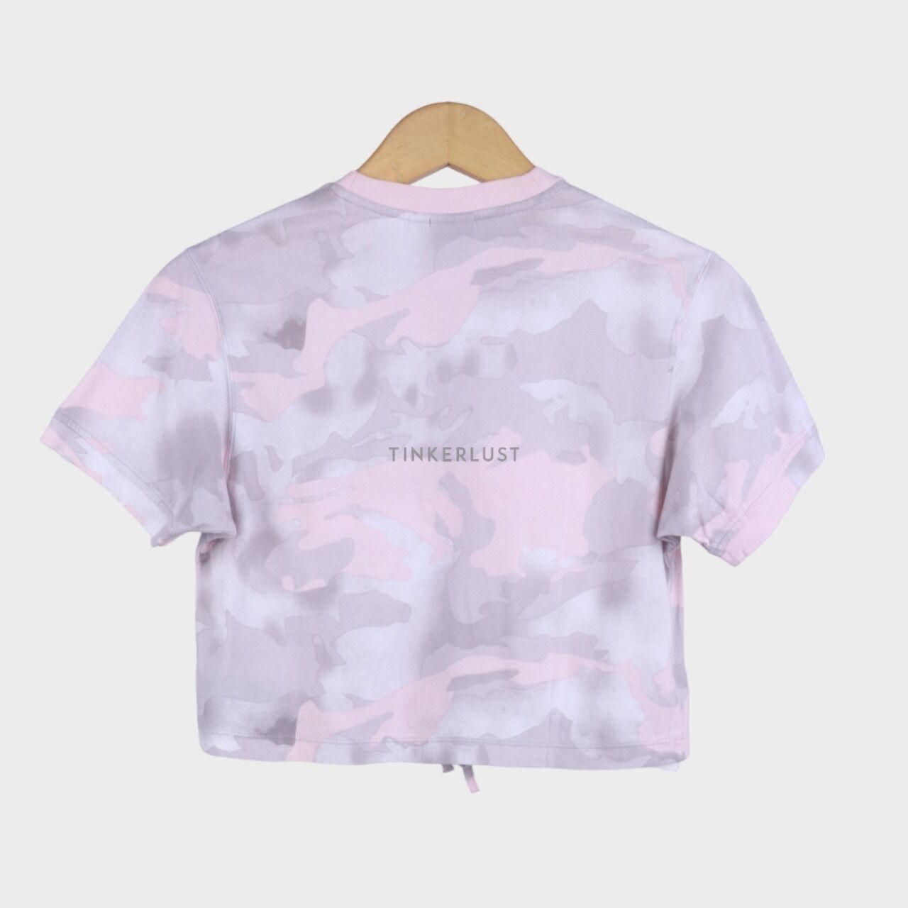 Adidas Cropped Tee Rouged All Over Print Camo