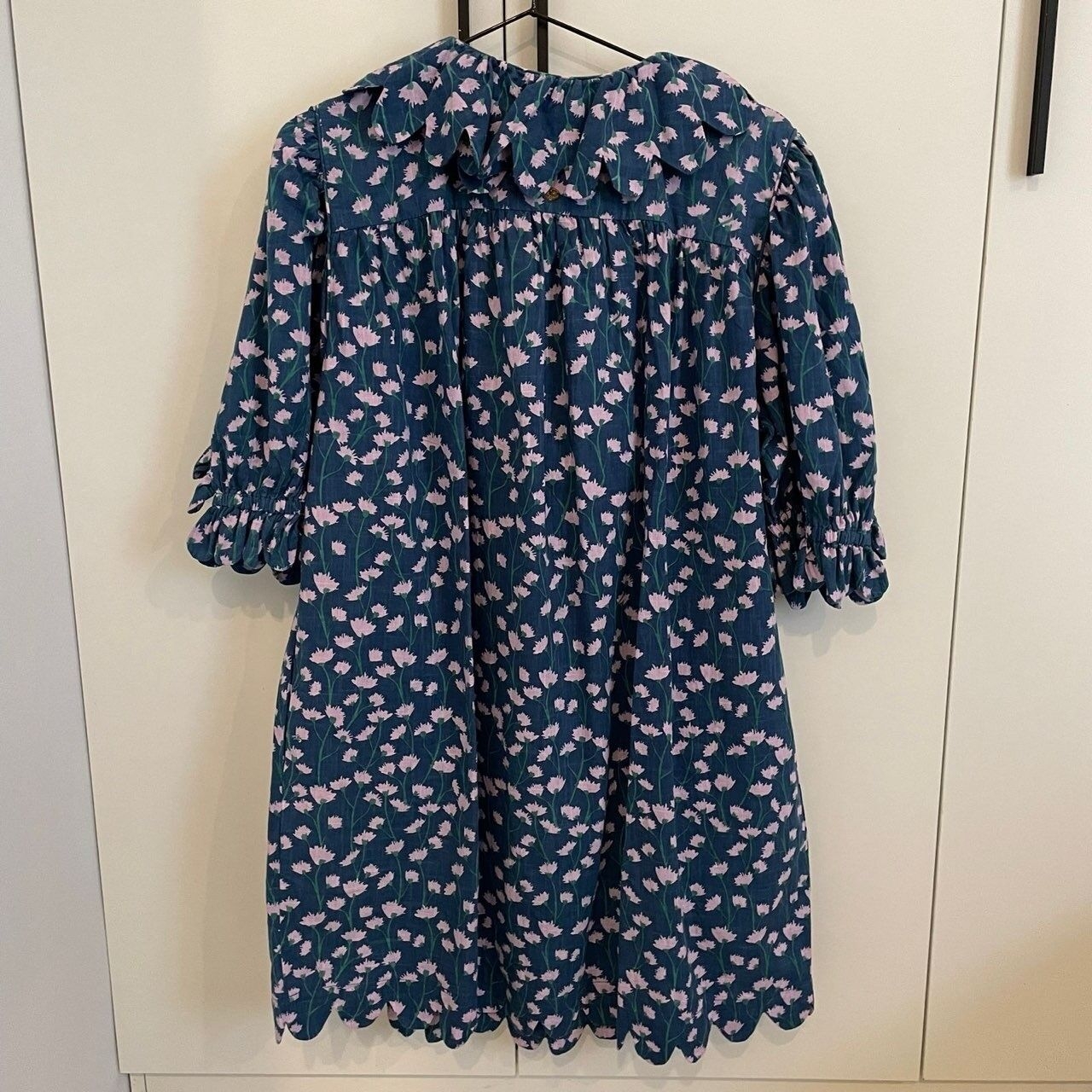 The Story Of Navy Floral Mini Dress