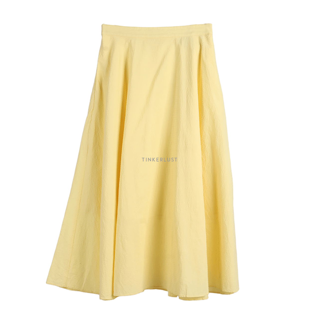UNIQLO Yellow Midi Skirt