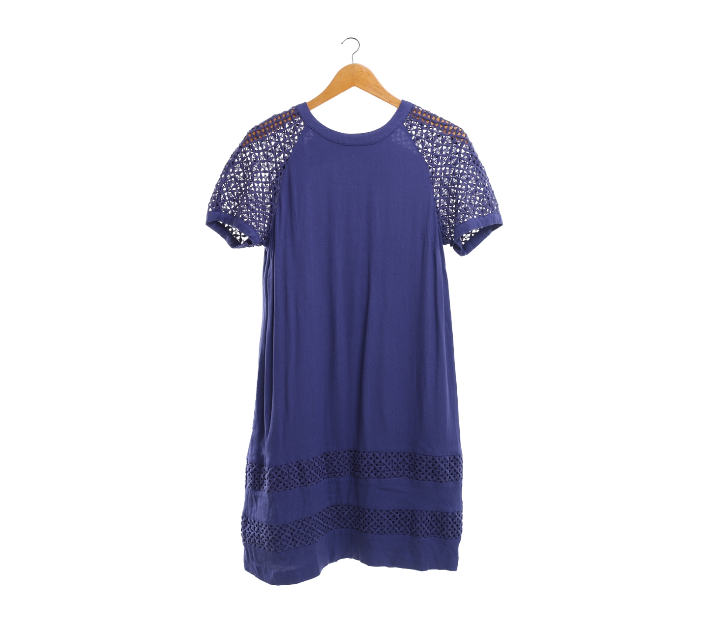 Warehouse Blue Midi Dress
