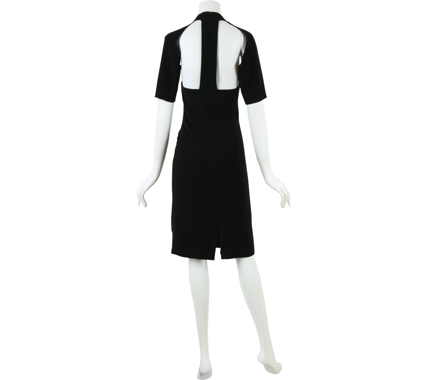 SAVLAVIN Black Usha Mini Dress
