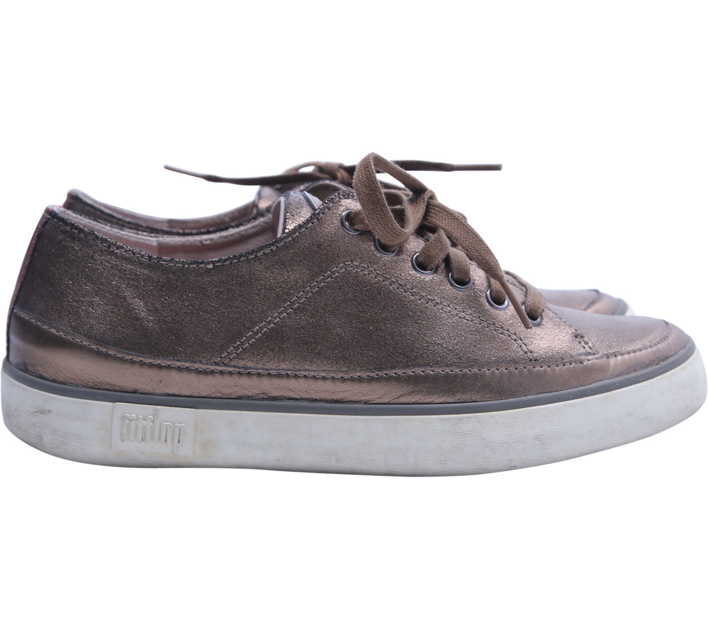 Fitflop Super T Bronze Sneakers (Crackle)