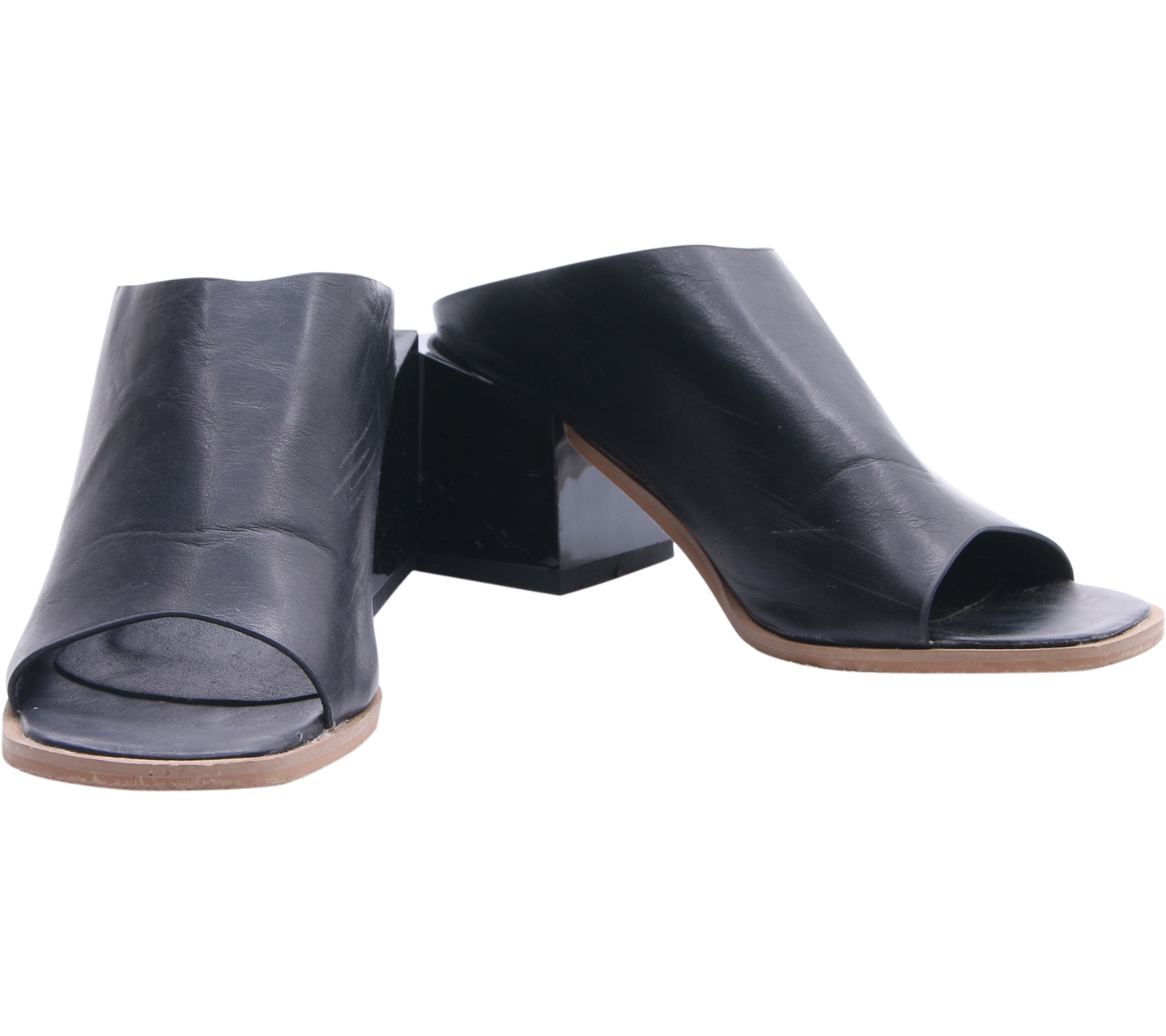 Berrybenka Black Mules Sandals