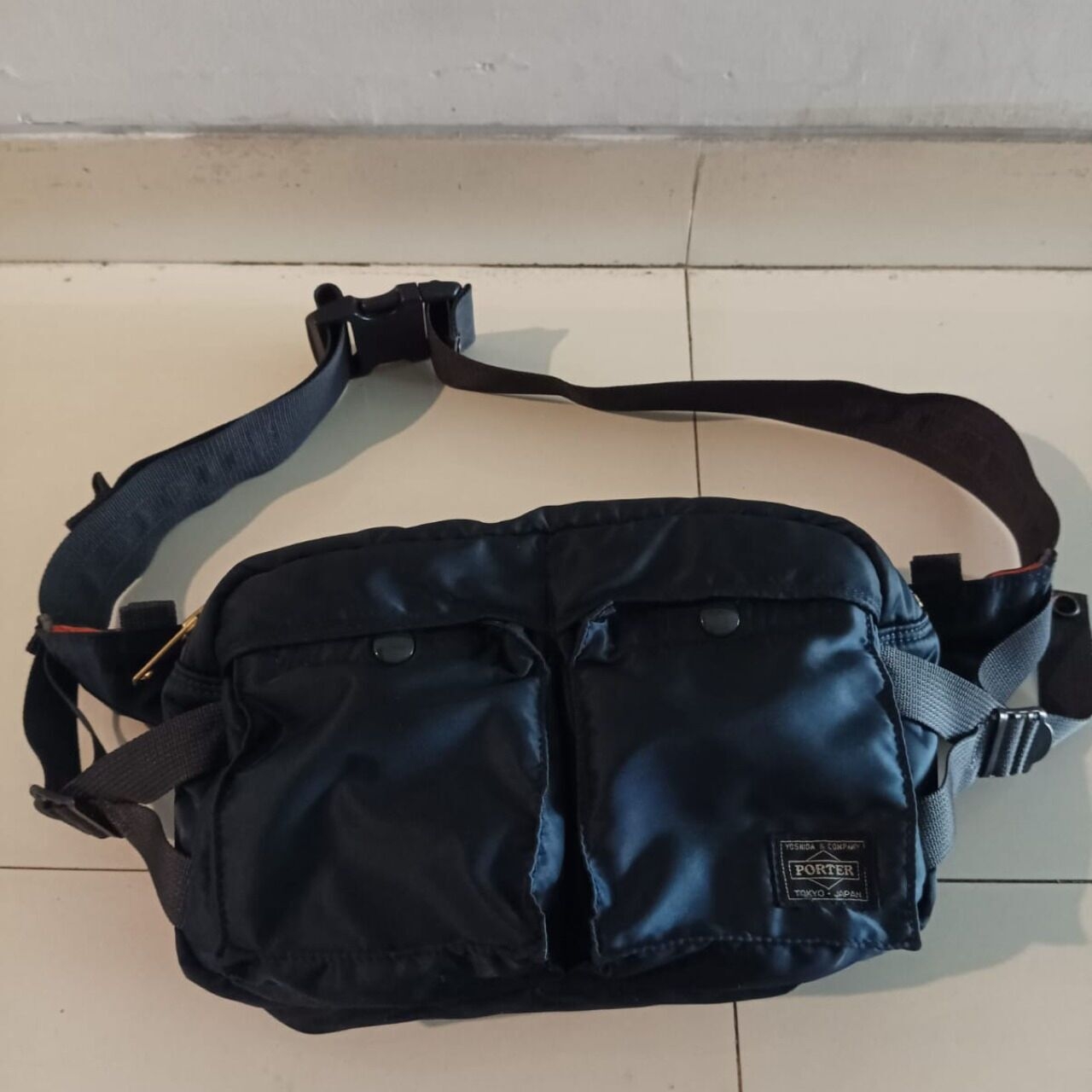 Porter International Black Sling Bag