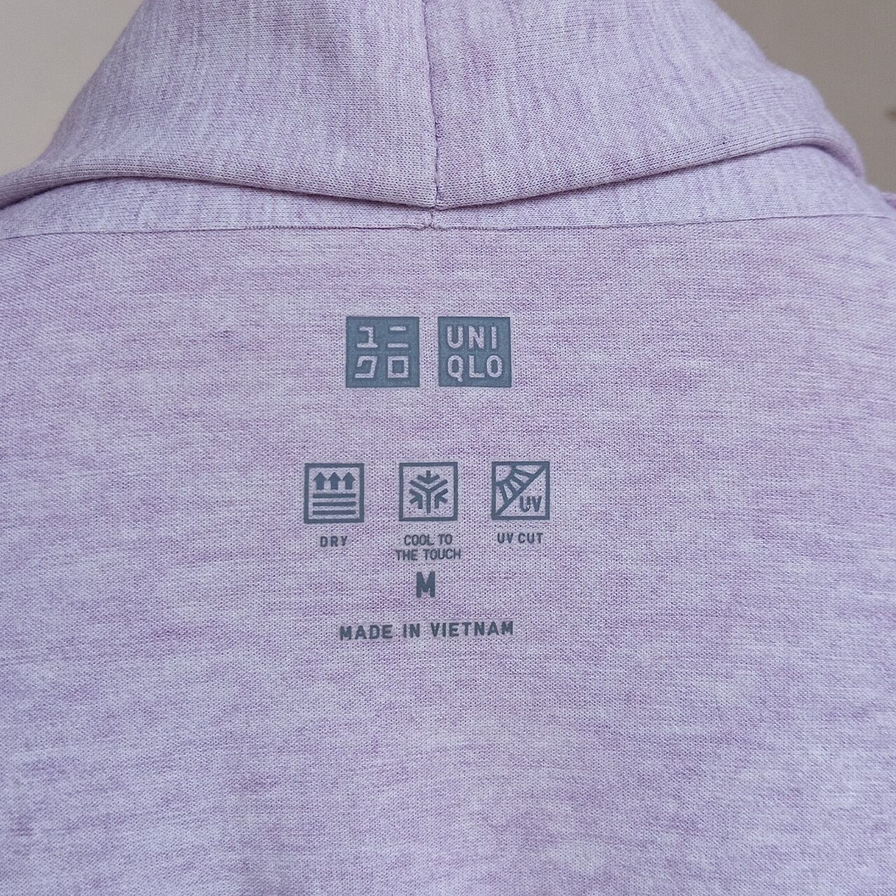 Uniqlo Airism Lilac Outer Wrap