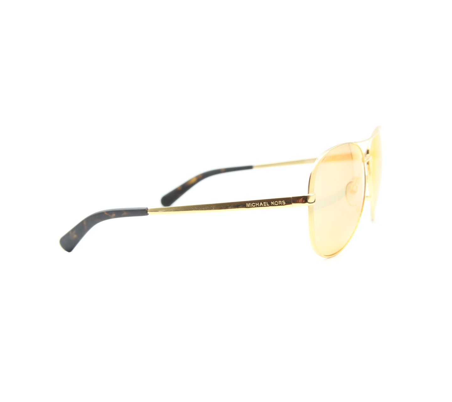 Michael Kors Gold Chelsea Pink Orange Mirror Aviator Sunglasses