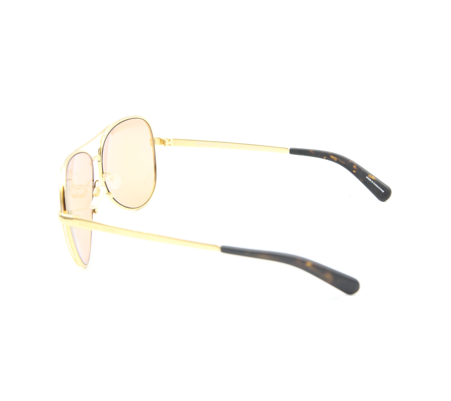 Michael Kors Gold Chelsea Pink Orange Mirror Aviator Sunglasses